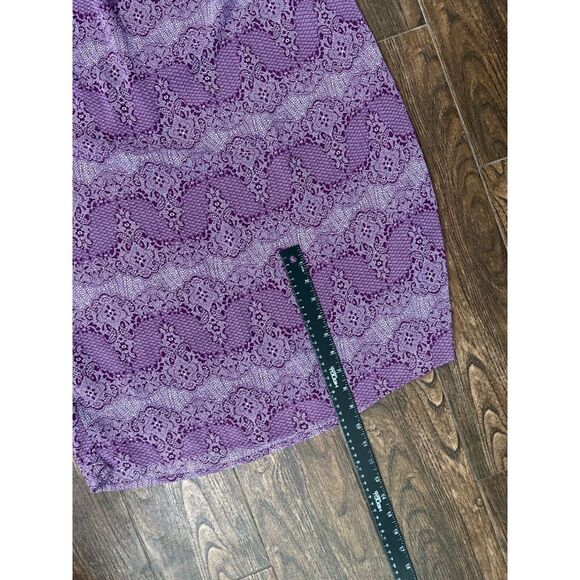 RIP CURL BOHO MEDALLION SCROLL PRINT PURPLE WHITE LINED STRAPLESS MAXI DRESS‎ XS - Picture 9 of 12